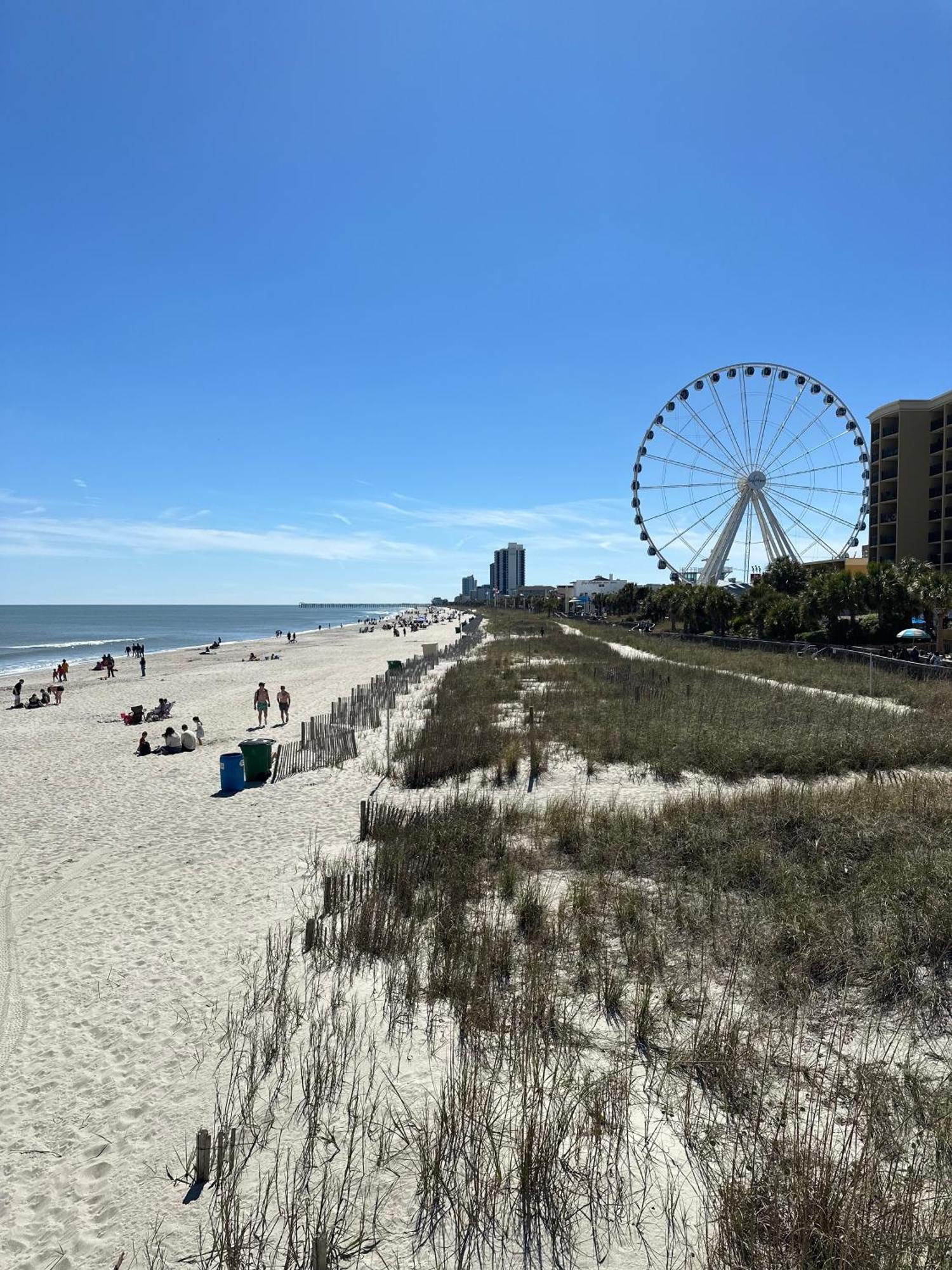 Ocean Front King Studio-Resort Building-Sleeps Up To 3 Myrtle Beach Exterior photo